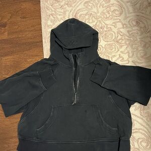 Women’s Scuba Oversized Half Zip Hoodie L/Xl